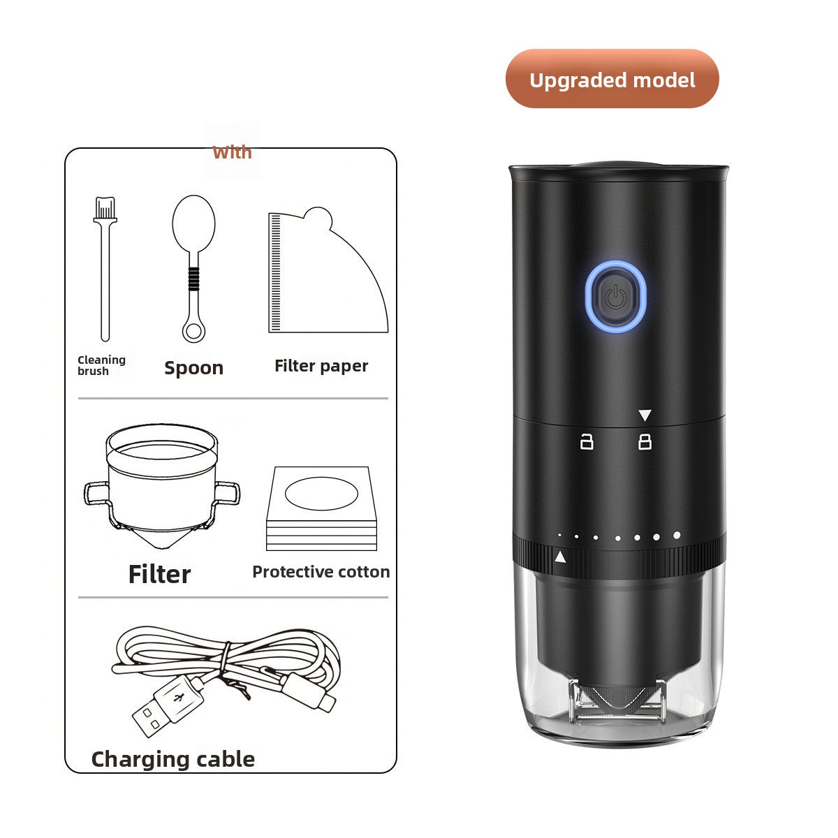 Electric coffee grinder