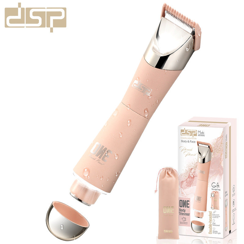 Electric Shaver for Women with LED Light and Adjustable Comb