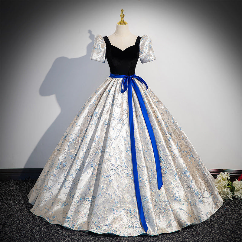 Elegant Evening Dress for Performance and Banquet