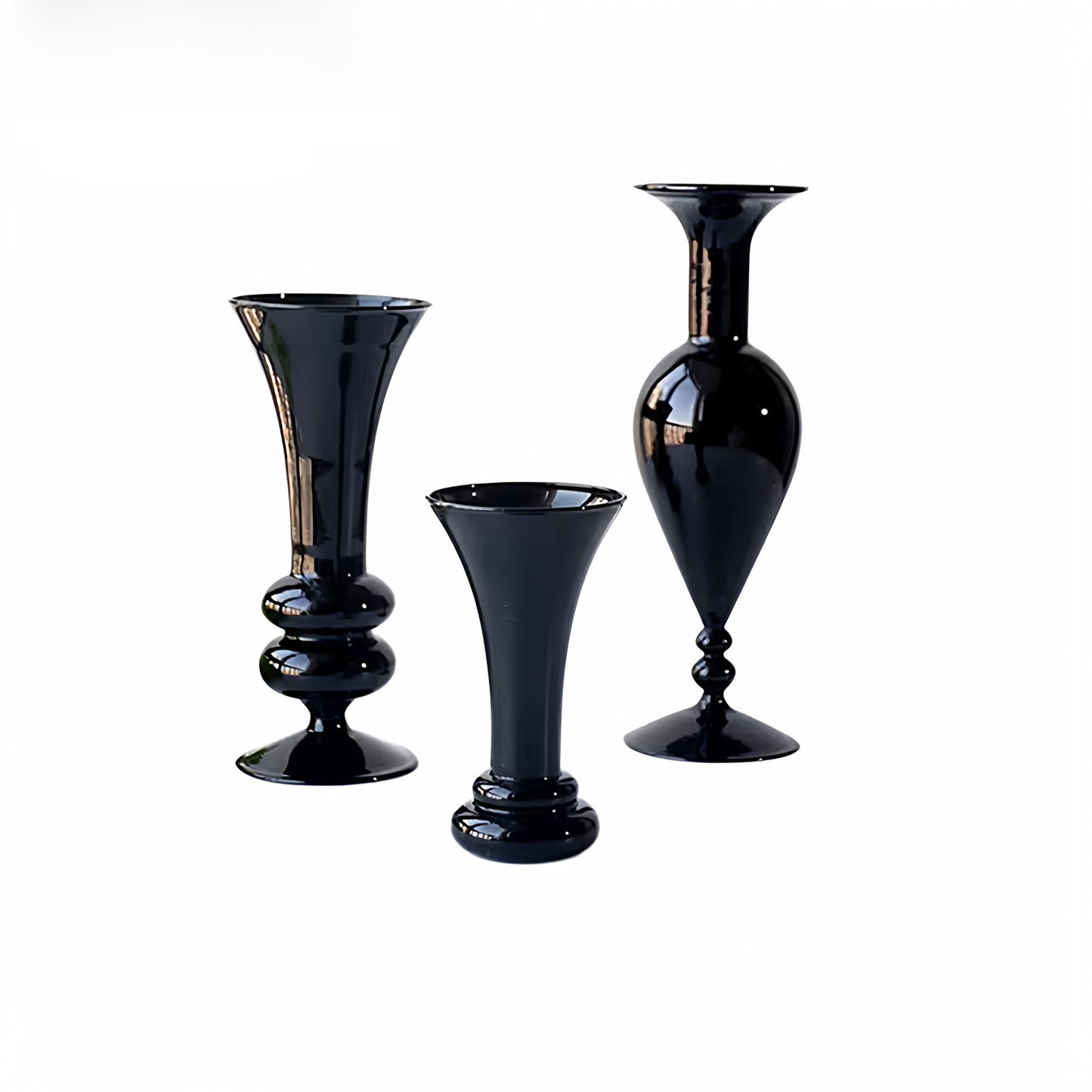 Elegant Hand-Blown Glass Vase for Home Decoration