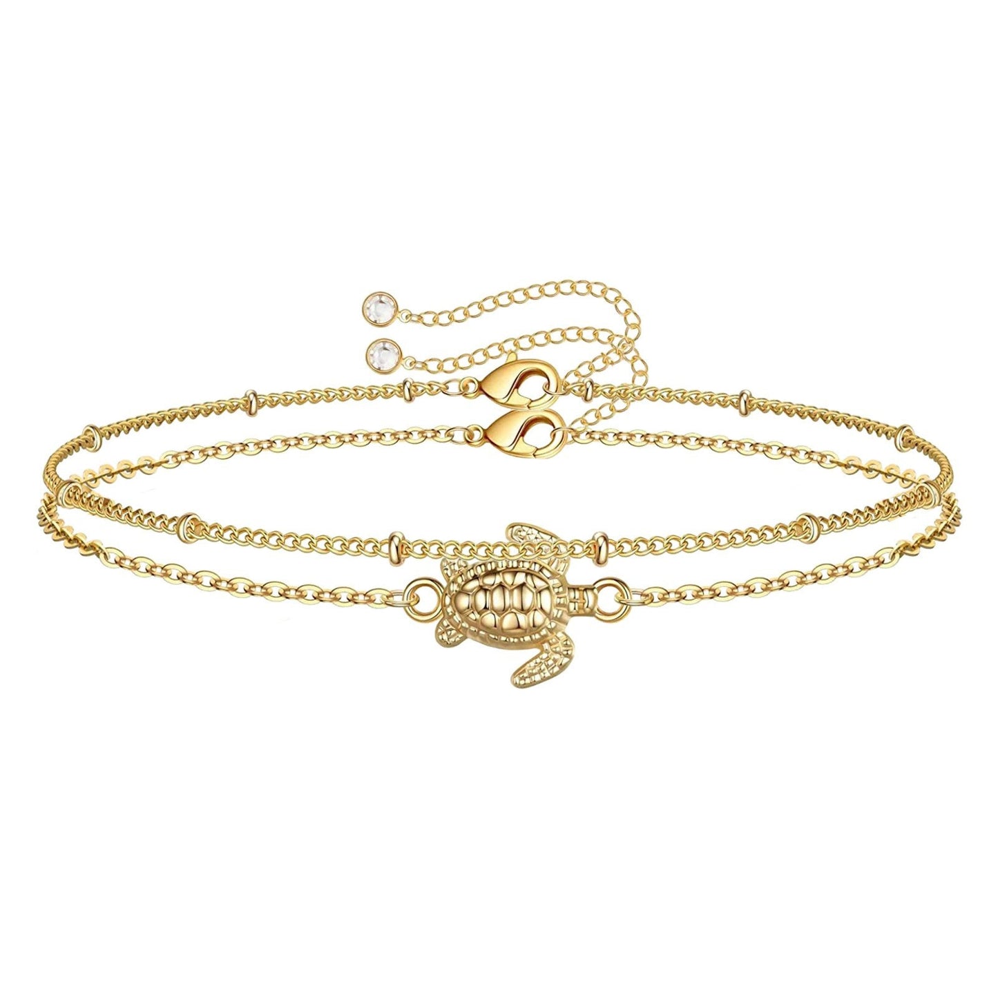 Elegant Love Heart Metal Bracelet for Women