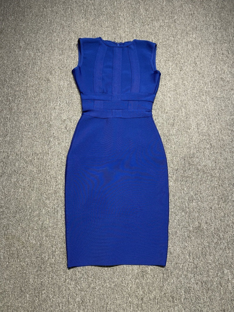 Elegant Sleeveless Bodycon Midi Dress