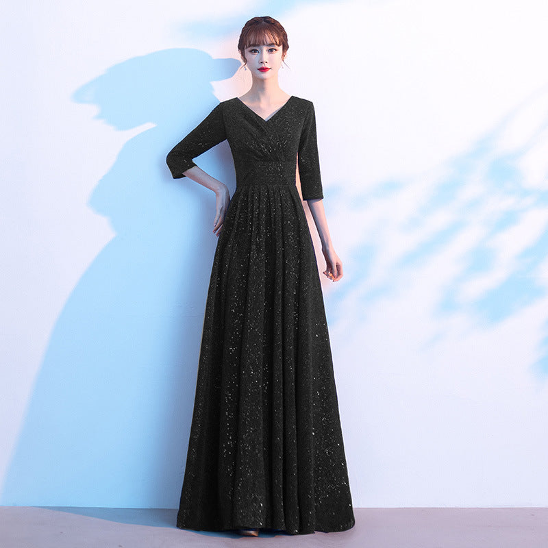 Elegant Women's Long Evening Dress