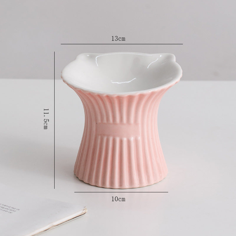 Elevated Ceramic Pet Food Bowl