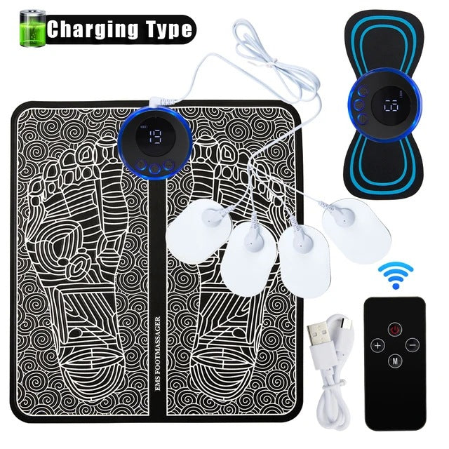 EMS Foot Massage Mat with Remote Control