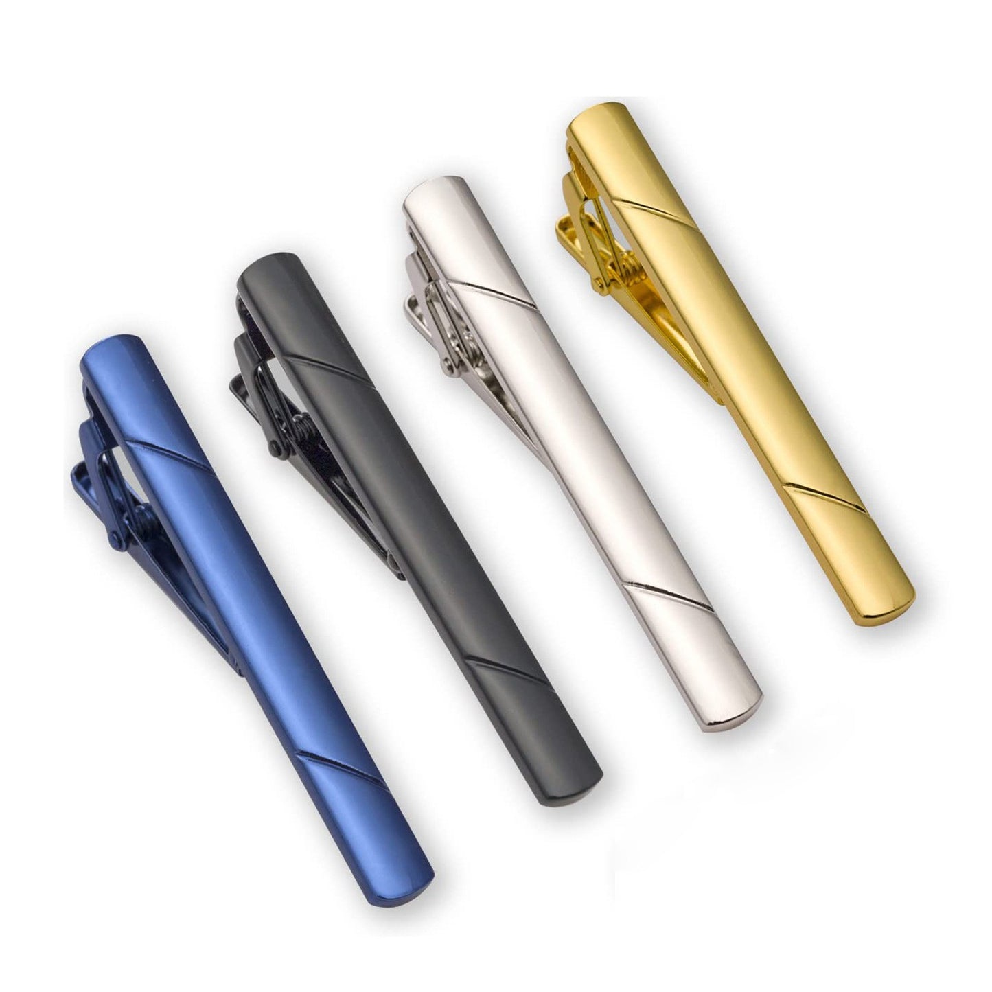 English: Pure Copper Geometric Tie Clip