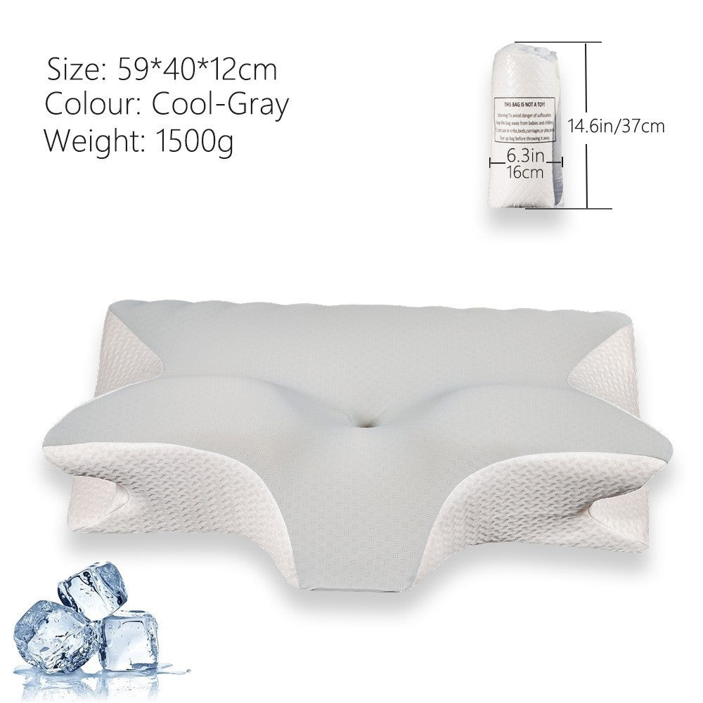 Ergonomic Memory Foam Butterfly Pillow