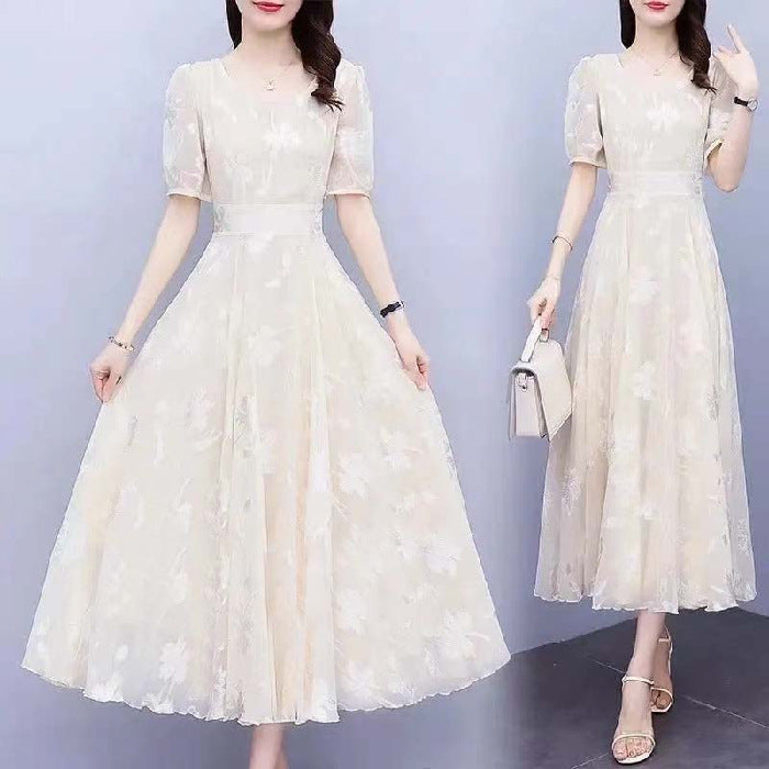 Ethnic Style Sweet Princess Sleeve Dress