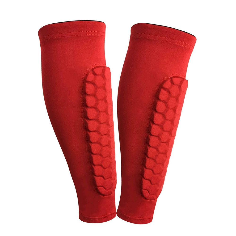 EVA Honeycomb Anti-Impact Shin Guard Calf Socks for Basketball Football Cycling