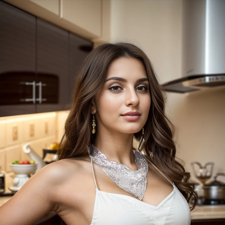 Exaggerated Metal Earrings and Necklace Set
