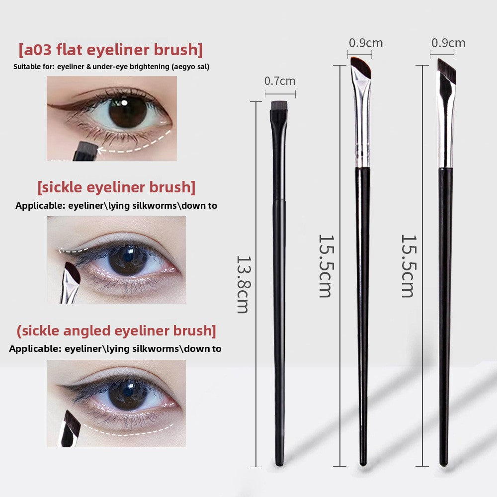 Eyebrow Brush with Razor-Sharp Edge