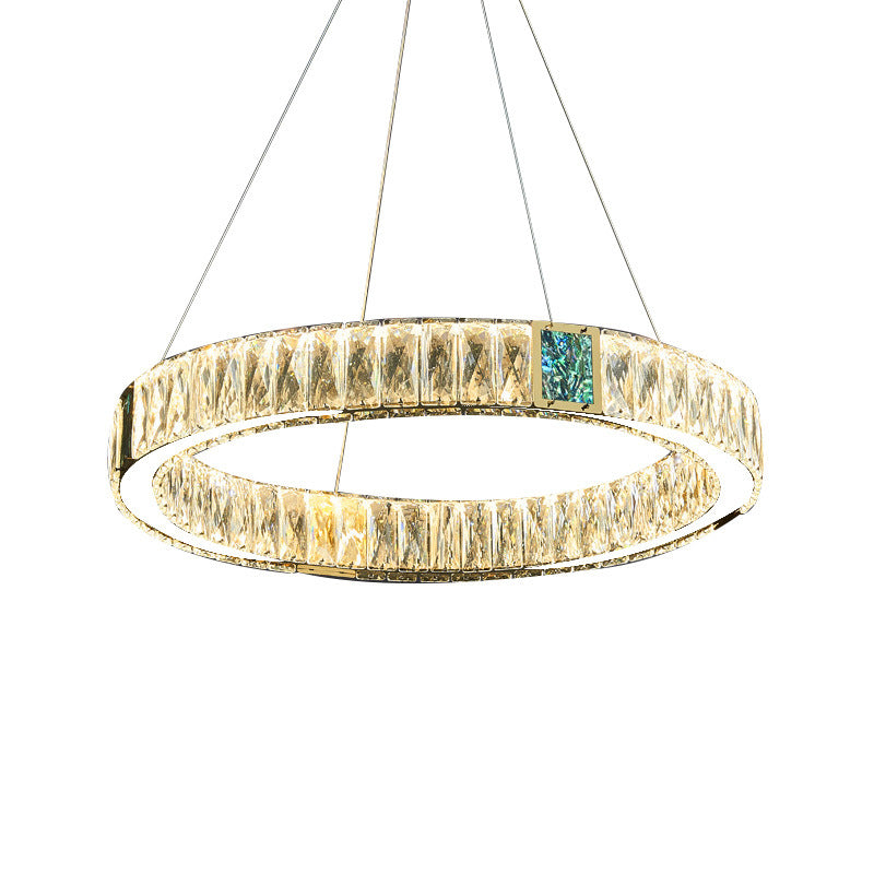 Light Luxury Crystal Chandelier Living Dining Room Light