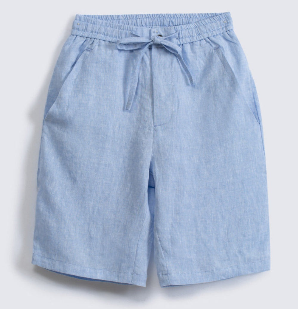 Loose-fitting Casual Linen Shorts For Men