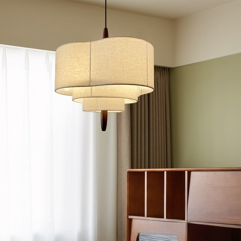 fabric chandelier