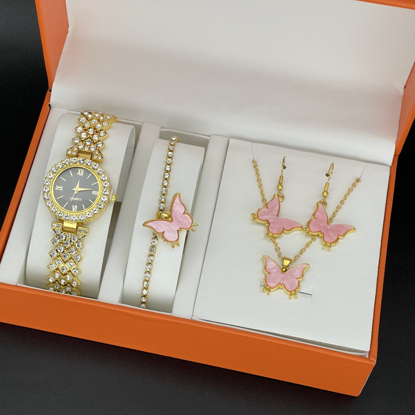 Fashion Ladies watch suit elegant quartz watch hot explosive jewelry bracelet suit