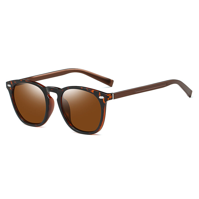 Fashion Oval Frame Polarized Sunglasses