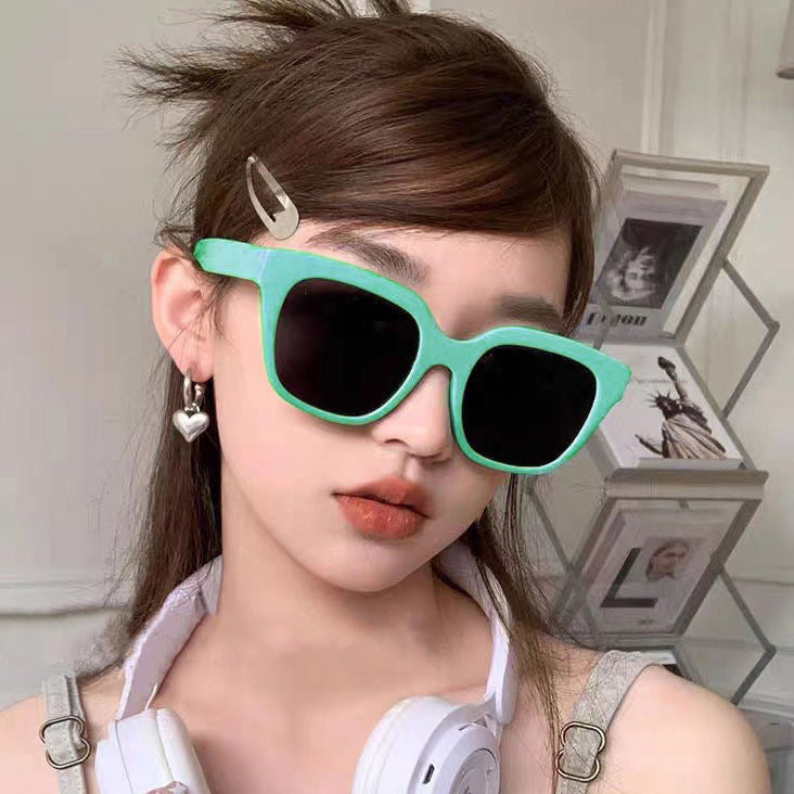 Fashion Square Frame UV400 Sunglasses