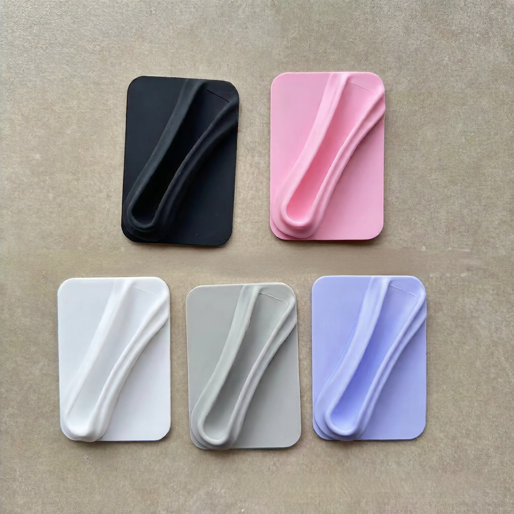 Fashionable phone back lipstick holder stand