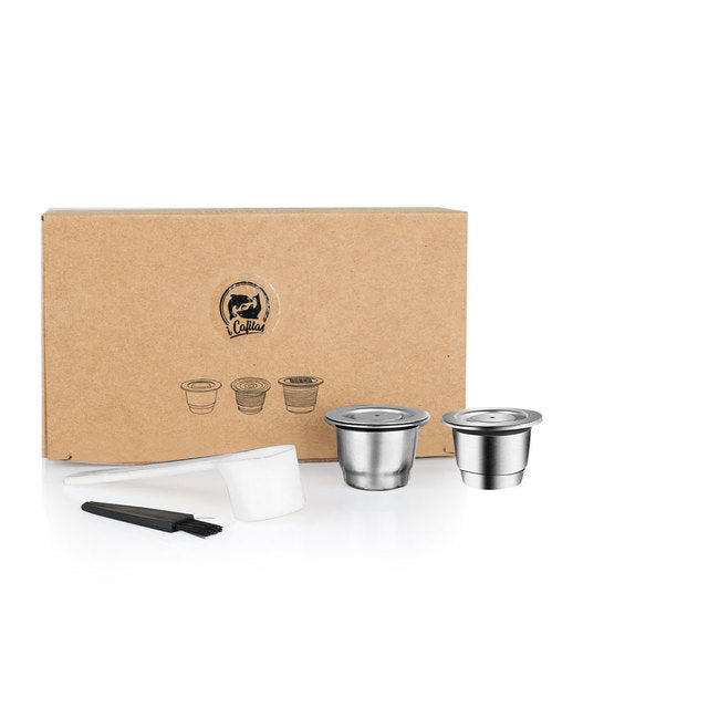Stainless Steel Coffee Filter Compatible with Nespresso Use