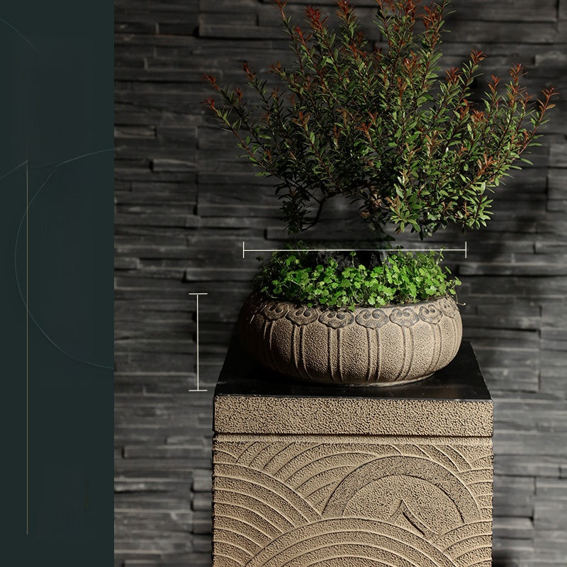 Financial display column base Chinese floor decoration