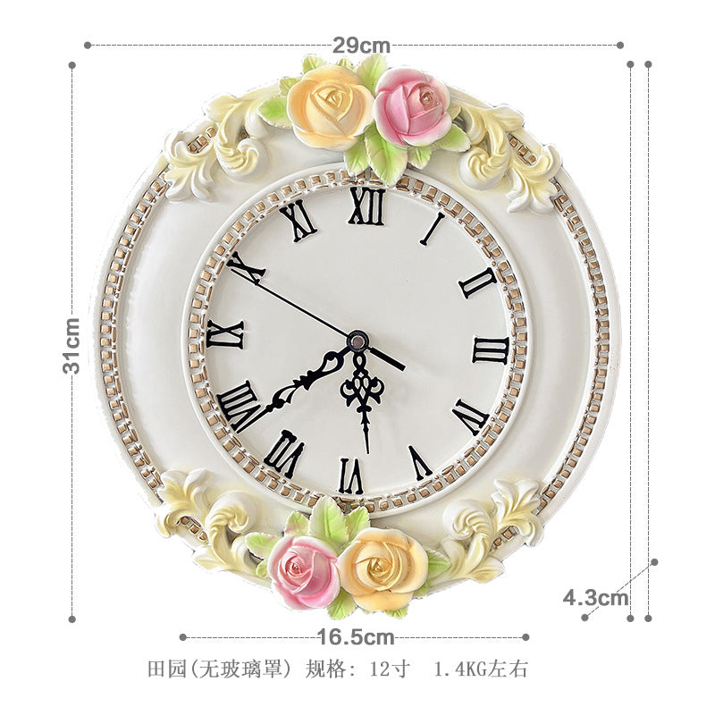 Floral Wall Clock