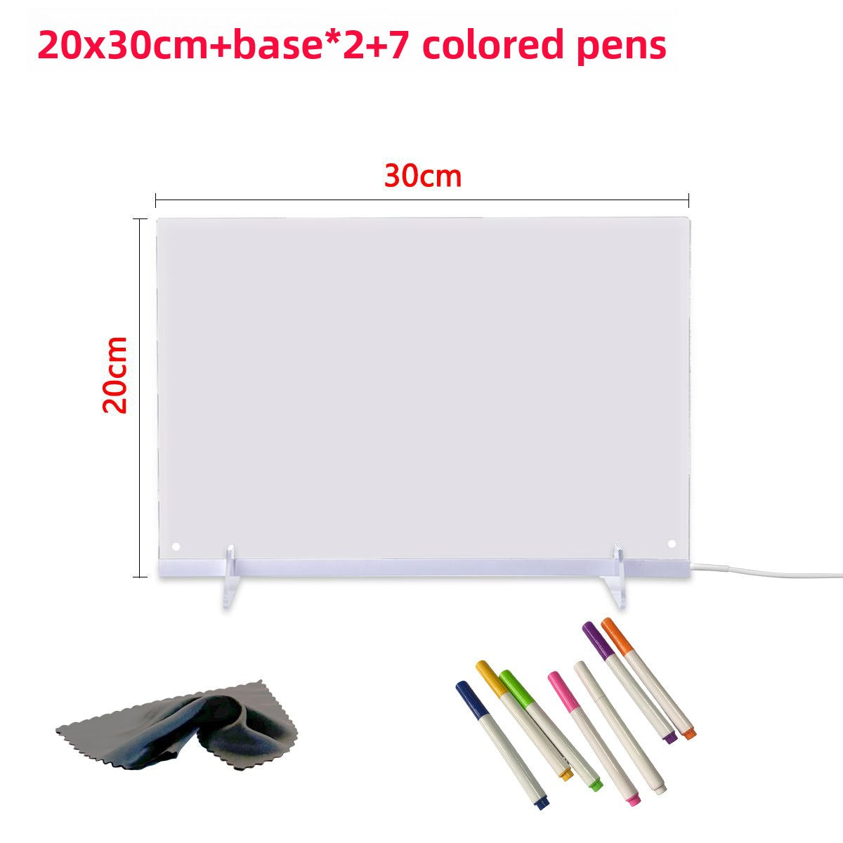 Fluorescent display board
