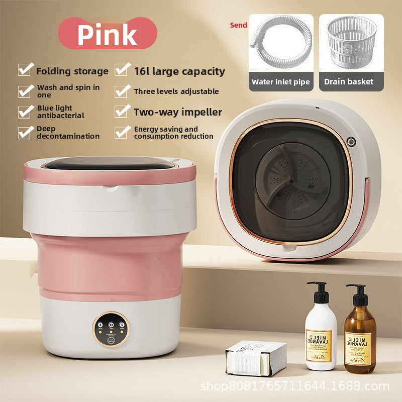 Foldable Portable Mini Washing Machine Washer and Spinner