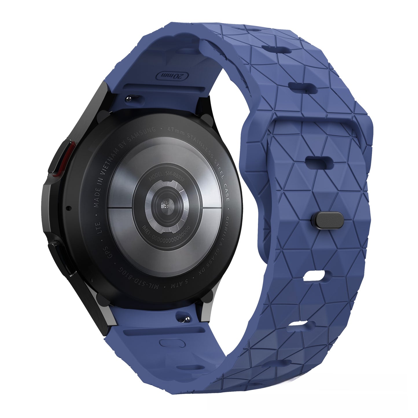 football pattern Two-tone strap