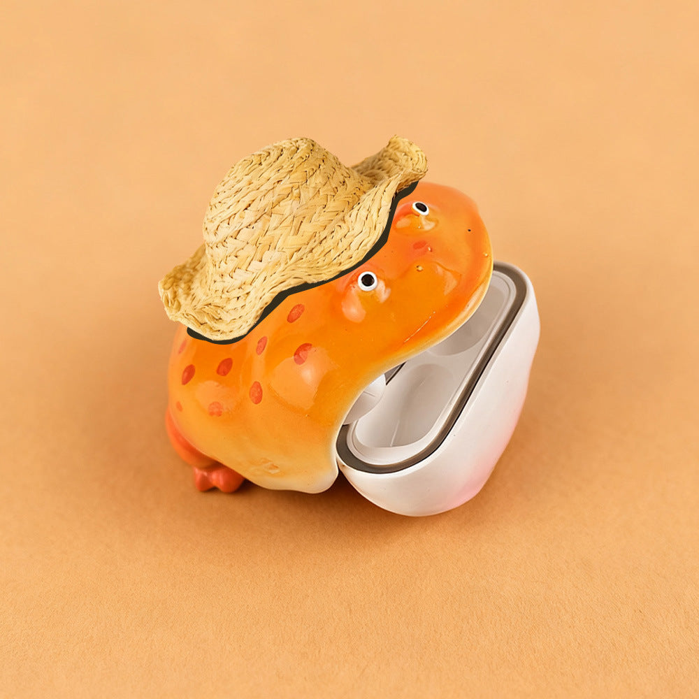 Frog Themed 3D Resin Earphone Case for AirPods