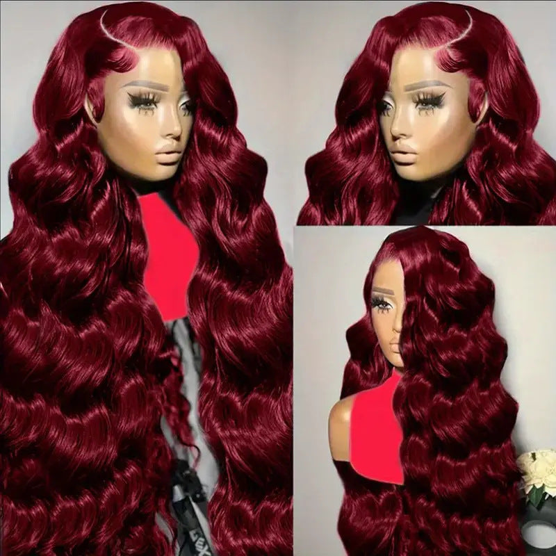 Front Lace Synthetic Wig with Long Curly Hair
