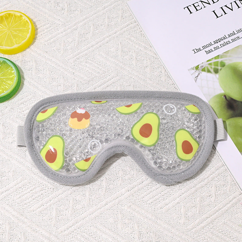 Fruit Ice Bead Eye Mask for Cooling and Heating Therapy