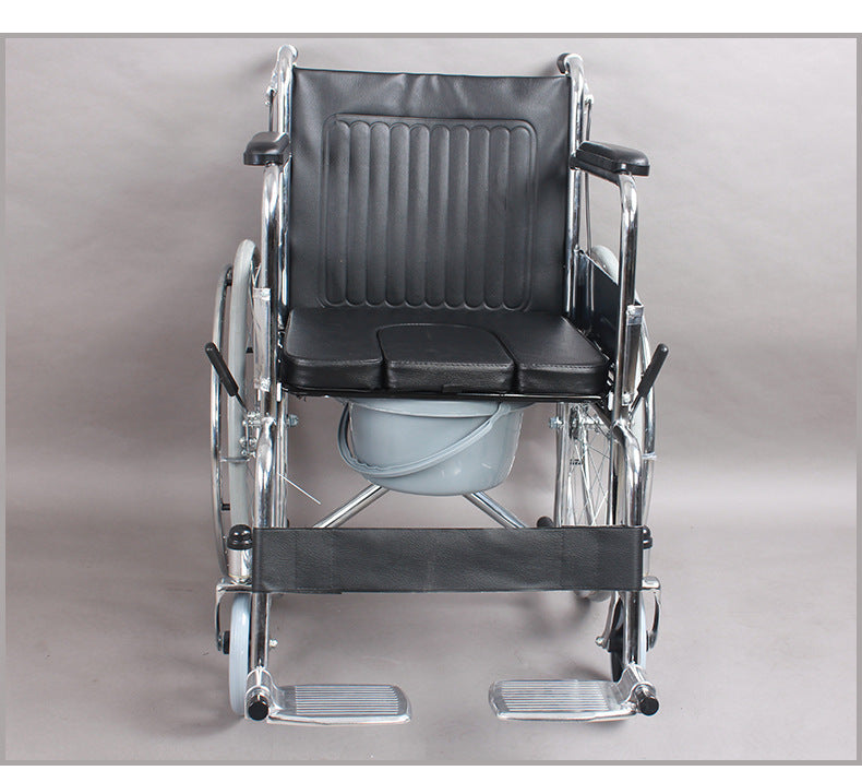 Full Recline Toilet Wheelchair