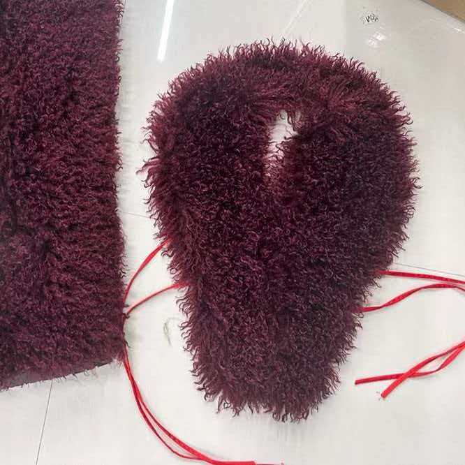 Fur Vest Imitation Beach Wool Sexy Big Backless Halter Top