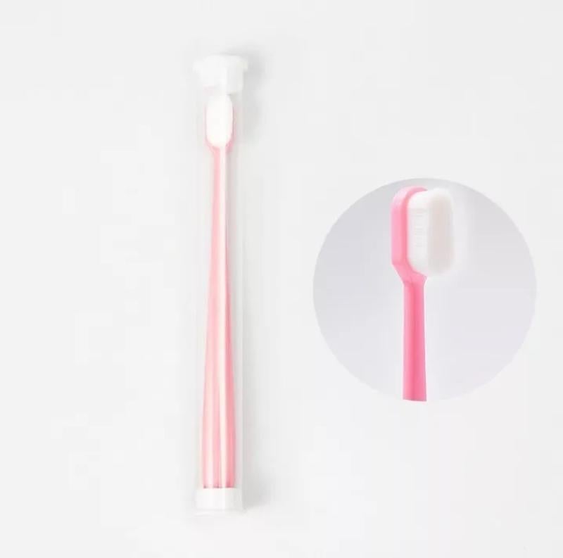 Furry soft-bristled toothbrush