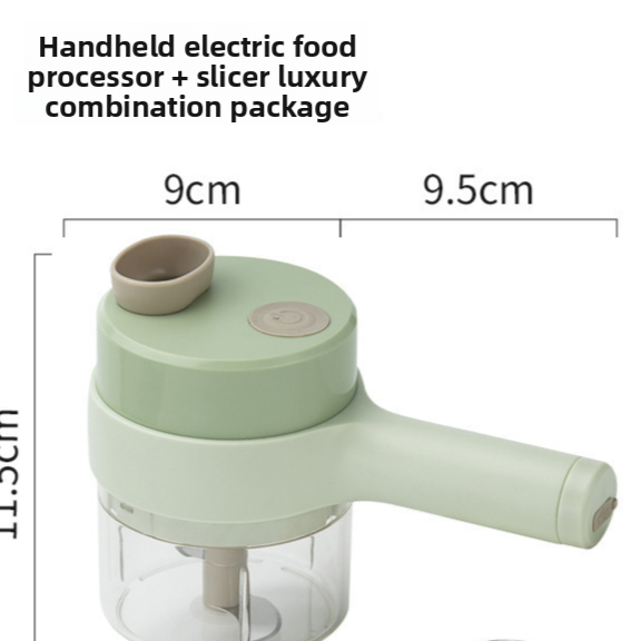 Gatling Electric Vegetable Cutter, Multifunctional Grater, Kitchen Garlic Grinder, Baby Food Processor, Grater Tool