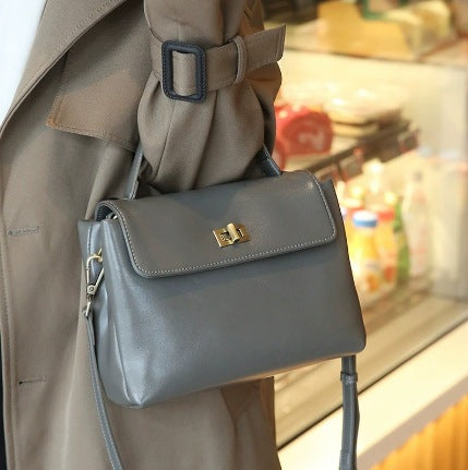 Genuine Leather Crossbody Shoulder Bag