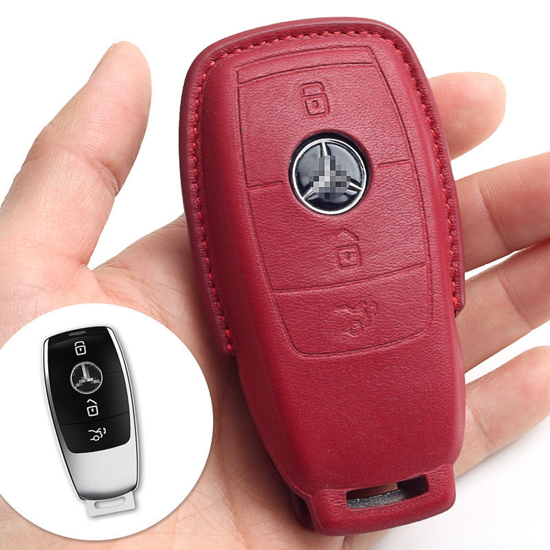 Genuine Leather Mercedes-Benz Key Case