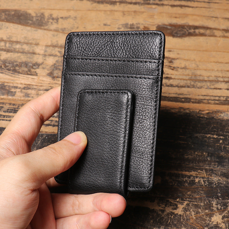 Genuine Leather RFID Card Holder