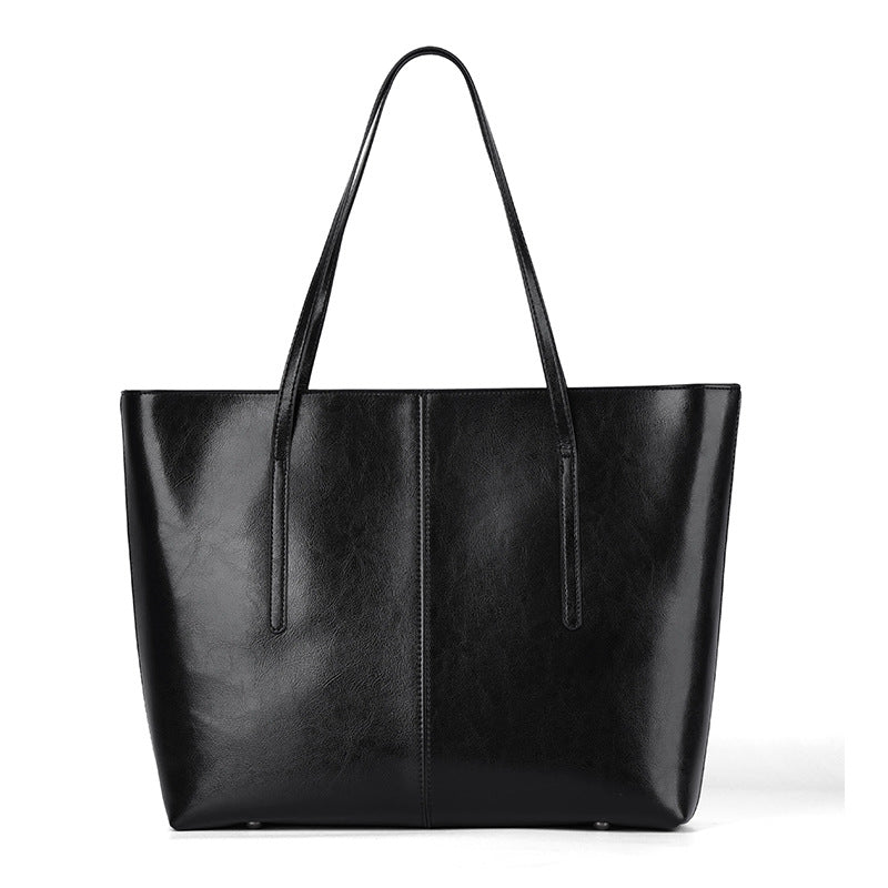 Genuine Leather Women Tote Bag