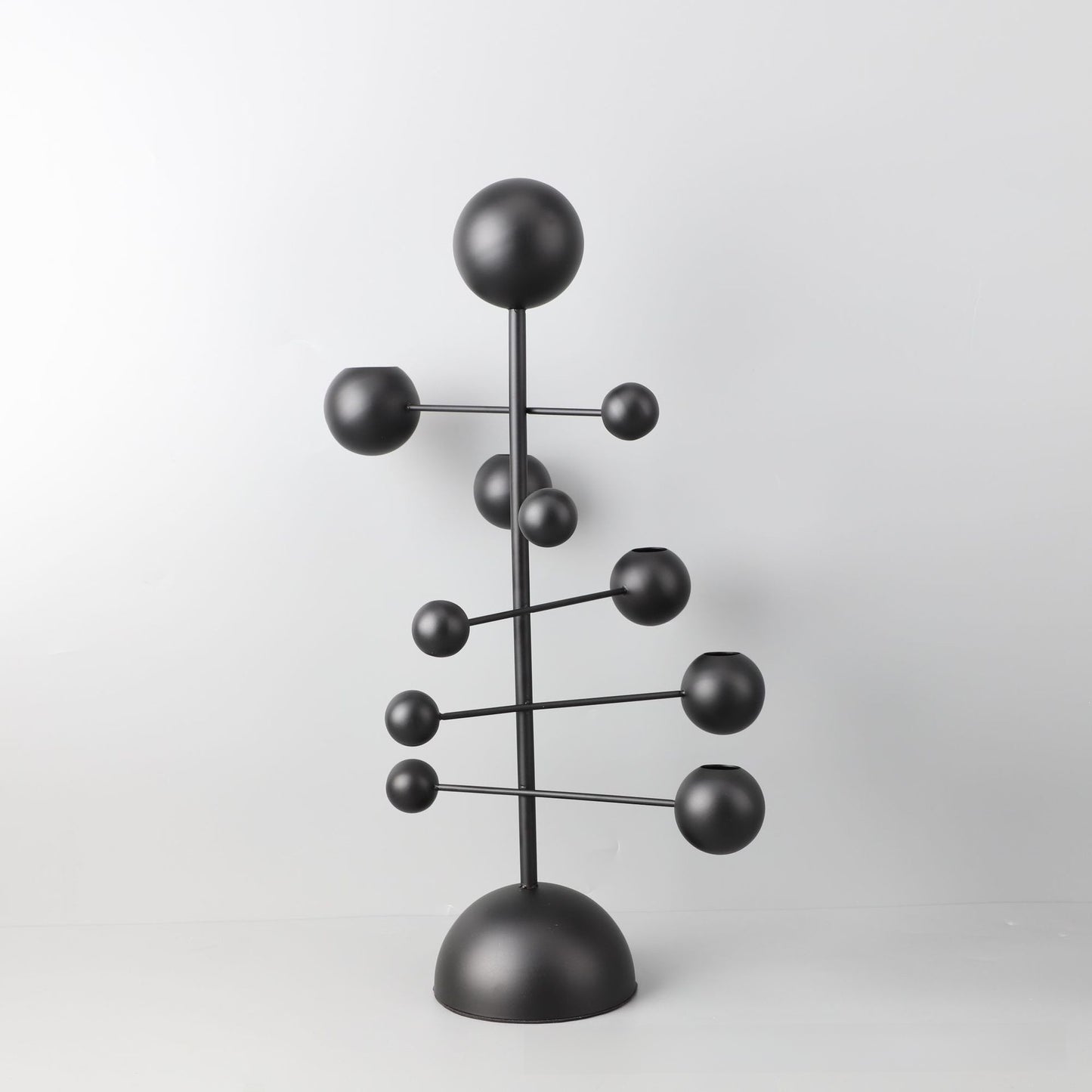 Geometric Metal Candlestick Holder Decor