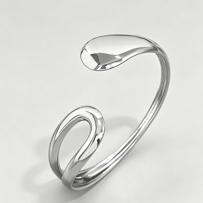 Geometric Open Metal Bracelet Women Fashion Jewelry