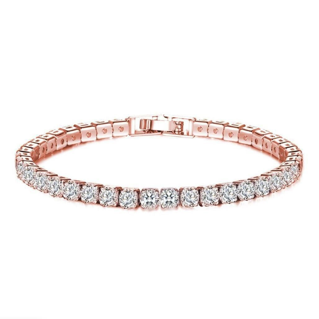 Geometric Zircon Bracelet for Men and Women