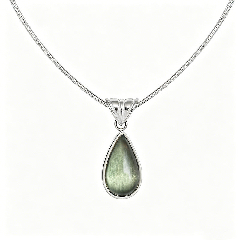 Glass Water Drop Necklace