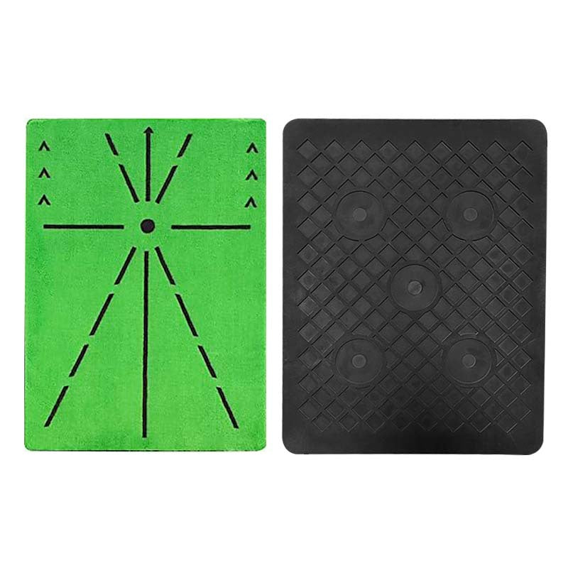 Golf Fleece Track Hit Mat Swing Practice Track Detection Practice Mat Golf Golf Strike Mat