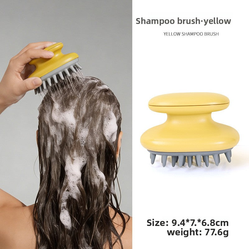 Hair-washing brush and shampoo comb