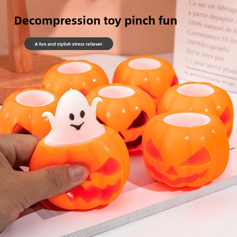 Halloween Pumpkin Squeeze Stress Relief Toy