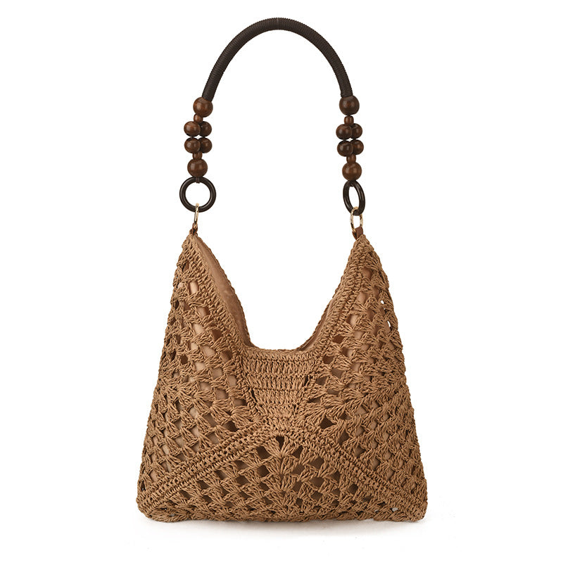 Hand-Woven Straw Bag