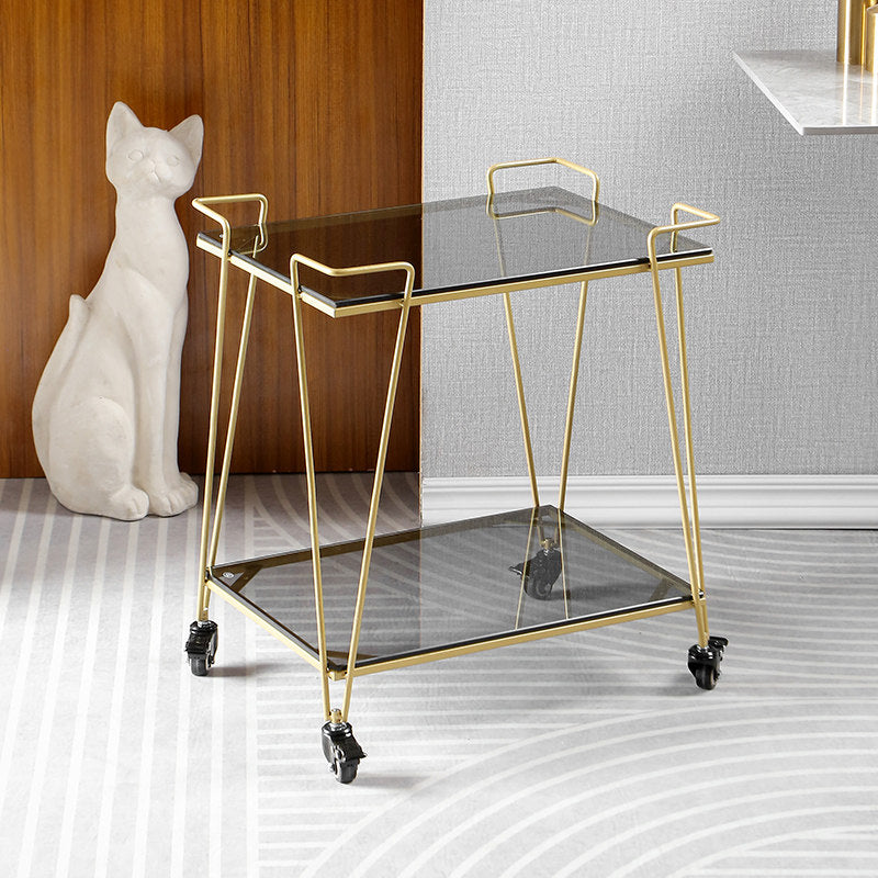 Handcart storage rack