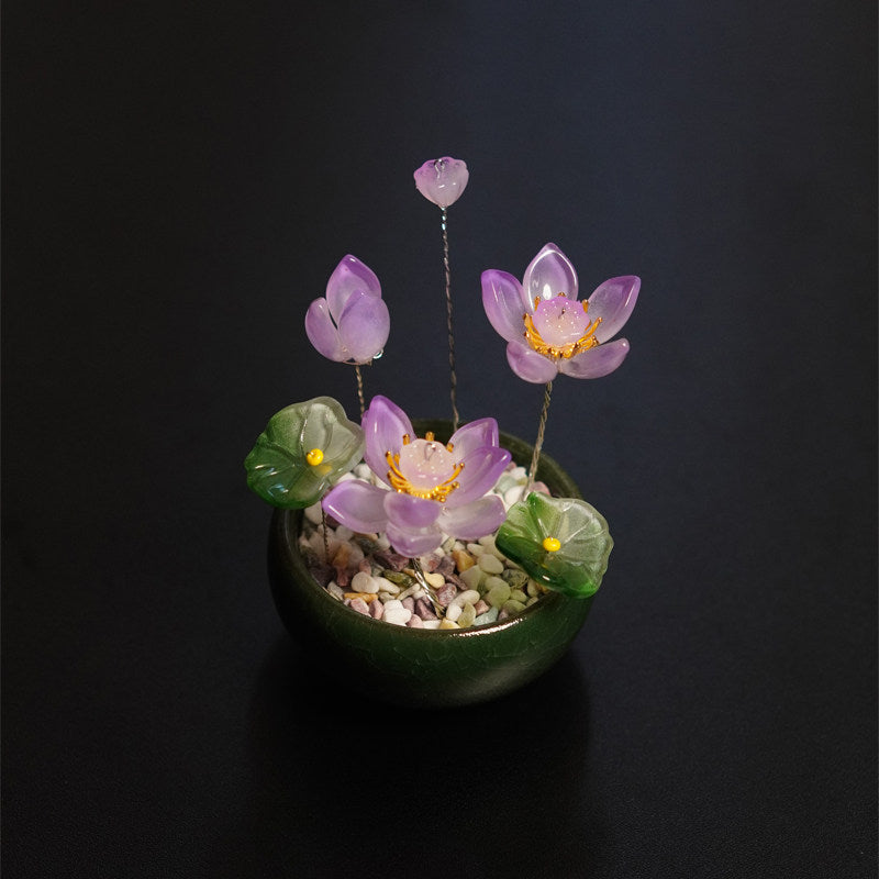 Handmade Glazed Ceramic Flower Pot
