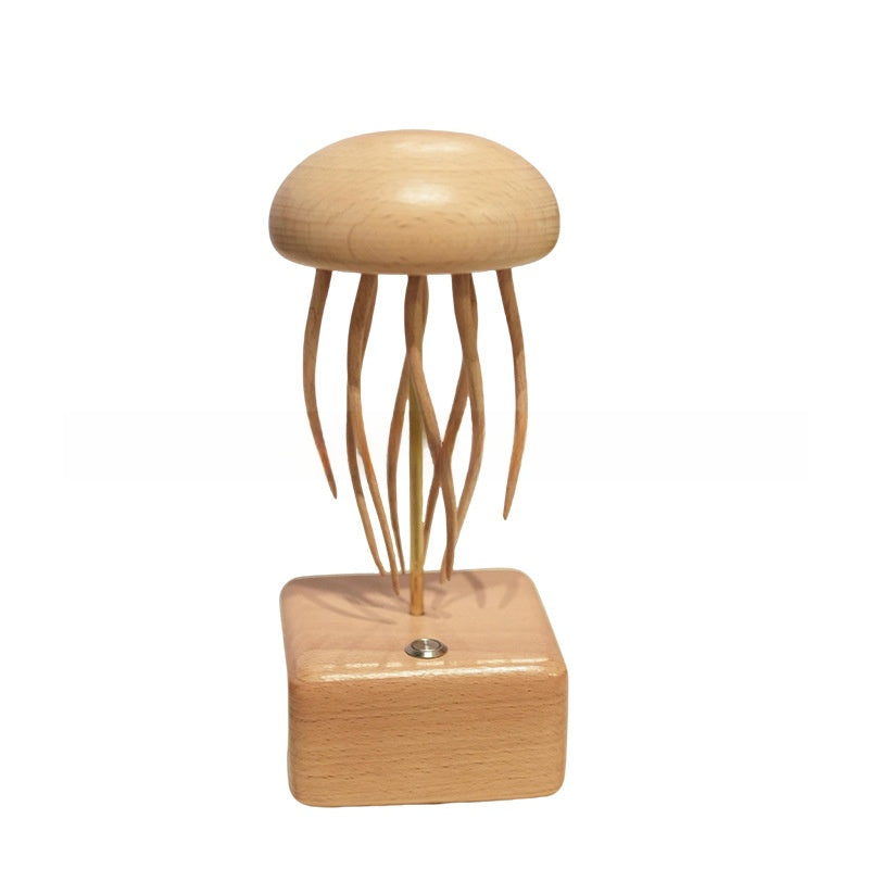 Handmade Wooden Jellyfish Desktop Ornament
